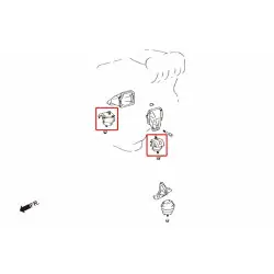 Hardrace 6887-R Supporto motore rinforzato Lexus GS, IS, Toyota Altezza, Aristo - 