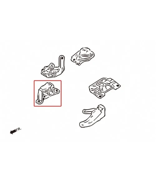 Hardrace 6912 Harden Engine Mount Mazda 3 - 