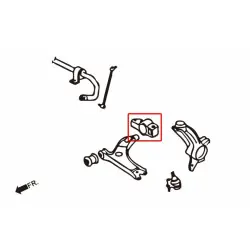 Boccola braccio oscillante inferiore anteriore Hardrace 6913 Audi, Seat, Skoda, Volkswagen - 