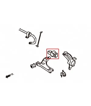 Hardrace 6913 Front Lower Control Arm Bushing Audi, Seat, Skoda, Volkswagen - 