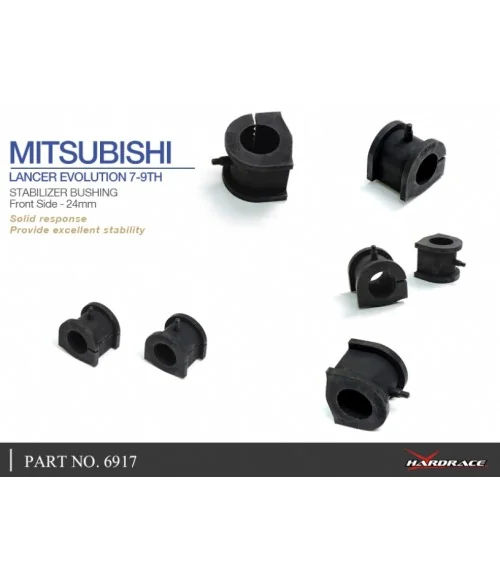 Hardrace 6917 Front Stabilizer Bushing Mitsubishi Lancer evolution - 
