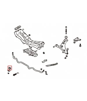 Boccola stabilizzatrice rinforzata Hardrace 6930 Subaru Forester, Impreza, Legacy/outback - 