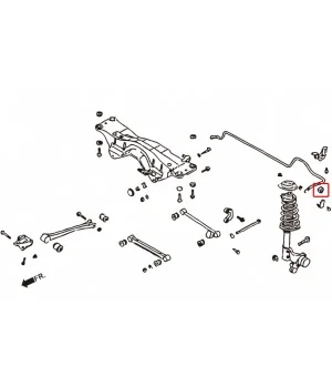 Boccola stabilizzatrice rinforzata Hardrace 6932 Subaru Forester, Impreza, Legacy/outback - 