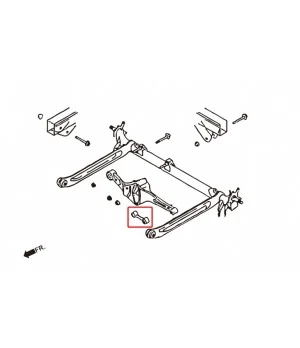Hardrace 6934 Rear Transverse Link Infiniti G series, Nissan Cefiro, Primera, Sentra - 