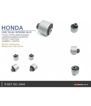 Hardrace 6944 Front Upper Arm Bushing Honda Civic, Crx, Integra - 