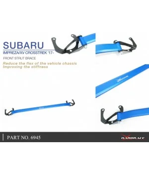 Hardrace 6945 Front Strut Brace Subaru Forester, Impreza, XV - 
