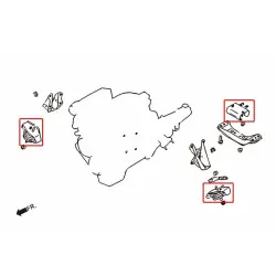 Supporto motore e trasmissione Hardrace 7002-R Harden Infiniti Q45, Nissan 240SX - 