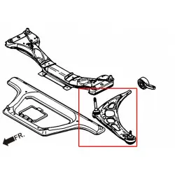 Braccio oscillante anteriore inferiore Hardrace 7051 Bmw Serie 3, Z3, Z4 - 