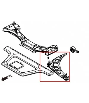 Hardrace 7051 Front Lower Control Arm Bmw 3 Series, Z3, Z4 - 
