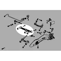 Hardrace 7103-BL Rear Lower Arm Honda Civic, Integra - 