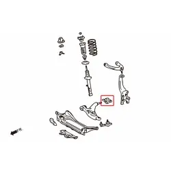 Boccola del braccio di controllo inferiore anteriore Hardrace 7105 Lexus, Toyota - 