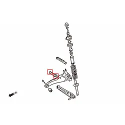 Boccola braccio di appoggio posteriore Hardrace 7121 Mitsubishi Lancer evolution, Lancer mirage - 