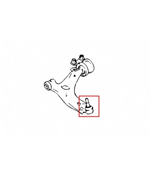 Hardrace 7125 Front Lower Ball Joint Ford Focus - 