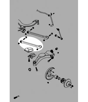 Hardrace 7133 Rear Camber Kit Audi A3, S3, TT, Volkswagen Golf r - 