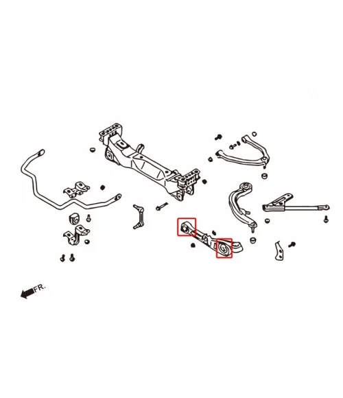 Hardrace 7138 Front Lower Arm Bushing Infiniti G series, Nissan Skyline, Z-series - 