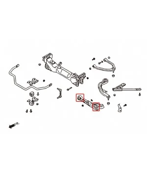 Hardrace 7138 Front Lower Arm Bushing Infiniti G series, Nissan Skyline, Z-series - 