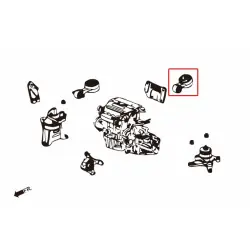 Hardrace 7153 Supporto motore posteriore Honda Civic - 