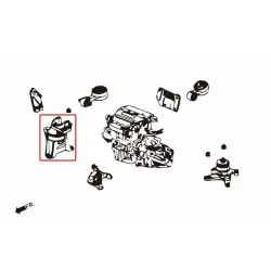 Hardrace 7157 Right Engine Mount Honda Civic - 