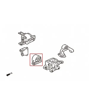 Hardrace 7167 Harden Engine Mount Mitsubishi Lancer evolution, Lancer mirage, Outlander - 