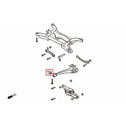 Hardrace 7168 Rear Trailing Arm Bushing Mitsubishi Lancer mirage, Outlander - 