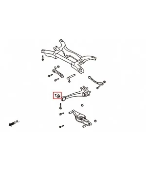 Hardrace 7168 Rear Trailing Arm Bushing Mitsubishi Lancer mirage, Outlander - 
