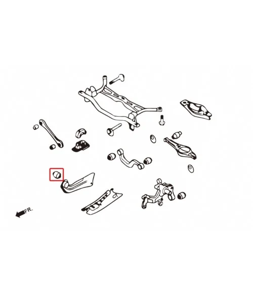 Hardrace 7177 Rear Trailing Arm Bushing Audi, Seat, Skoda, Volkswagen - 