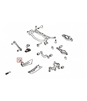 Hardrace 7179 Rear Trailing Arm Bushing Audi, Seat, Skoda, Volkswagen - 