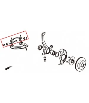 Hardrace 7180 Front Upper Arm Bushing Honda Civic, Integra - 