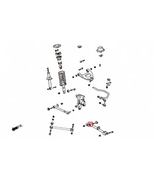 Hardrace 7221 Rear Lower Arm Bushing Toyota Mark ii - 