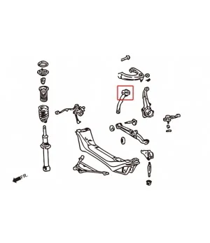 Boccola tirante anteriore Hardrace 7223 Toyota Crown, Mark II - 