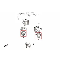 Hardrace 7226 Harden Engine Mount Toyota Mark ii - 