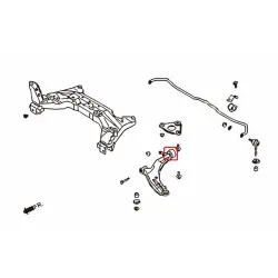 Boccola braccio inferiore anteriore Hardrace 7231 Nissan Sentra - 