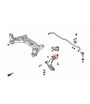Hardrace 7231 Front Lower Arm Bushing Nissan Sentra - 