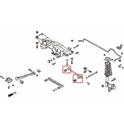 Boccola braccio laterale posteriore Hardrace 7241 Subaru Forester, Impreza, Legacy/outback - 