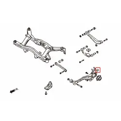 Boccola fuso a snodo posteriore Hardrace 7243 Subaru Legacy/outback - 