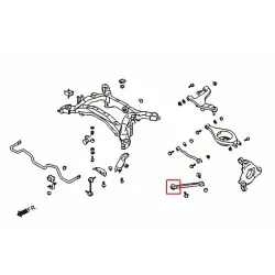 Boccola del braccio oscillante posteriore Hardrace 7249 Infiniti serie G, Nissan Skyline, serie Z - 