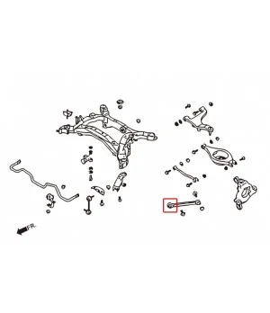 Hardrace 7249 Rear Trailing Arm Bushing Infiniti G series, Nissan Skyline, Z-series - 