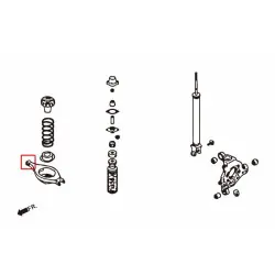 Hardrace 7250 Rear Lower Shock Arm Bushing - Inner Infiniti G series, Nissan Skyline, Z-series - 