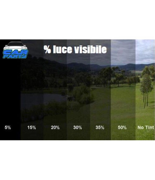 Pellicola oscurante adesiva fari fanali stop scala tonalità