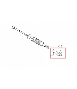 Hardrace 7274 Rc Tie Rod End Ford Escape, Focus, KUGA, Volvo V40 - 