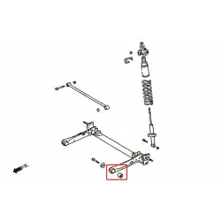 Boccola del braccio oscillante posteriore Hardrace 7284 Toyota Tercel - 