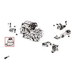 Hardrace 7286 Harden Engine Mount Honda Fit - 
