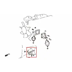 Hardrace 7287 Harden Transmission Mount Lexus, Toyota - 