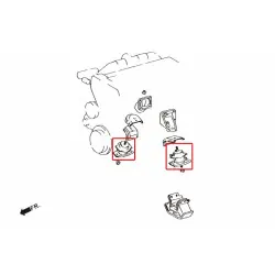 Hardrace 7290 Harden Engine Mount Lexus GS, SC, Toyota Soarer, Supra - 