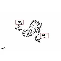 Boccola di supporto del differenziale posteriore Hardrace 7295 Mitsubishi Lancer evolution - 
