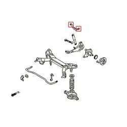 Boccola braccio superiore posteriore Hardrace 7300 Mazda 6 - 