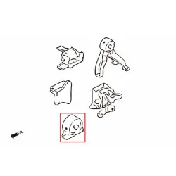 Supporto motore Hardrace 7313 Harden Mitsubishi Lancer Mirage, Outlander - 