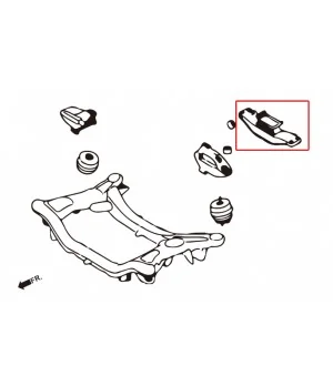 Supporto trasmissione Hardrace 7380 Harden Hyundai Genesis coupé - 