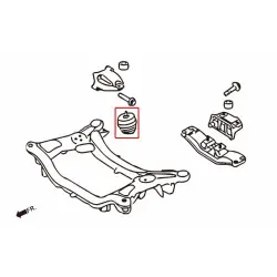 Supporto motore Hardrace 7390 Harden Hyundai Genesis coupé - 