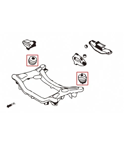 Hardrace 7391 Supporto motore Harden Hyundai Genesis coupé - 